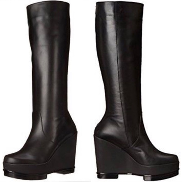 Robert Clergerie Shoes - ROBERT CLERGERIE PARIS wedge knee high boots